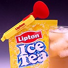 Bag sealing clip used for Liption Ice Tea brand promotion
