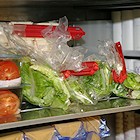 Bag sealing clips for prepared vegetables